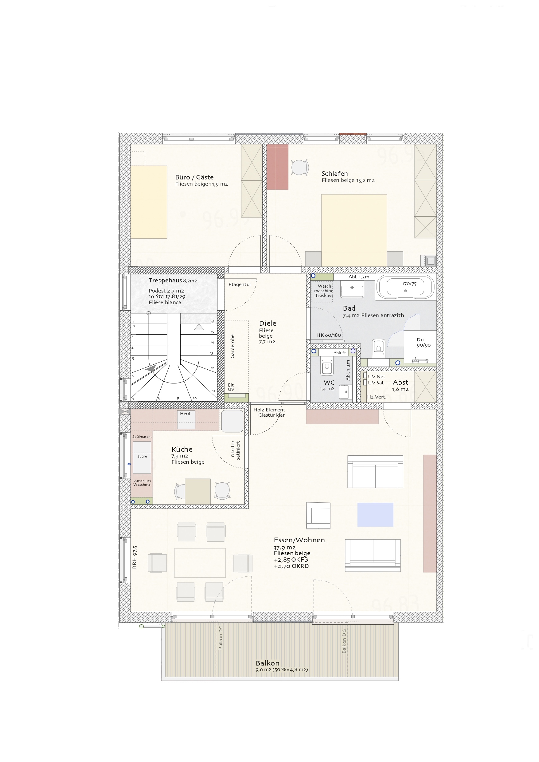 Grundriss | 1. Obergeschoss