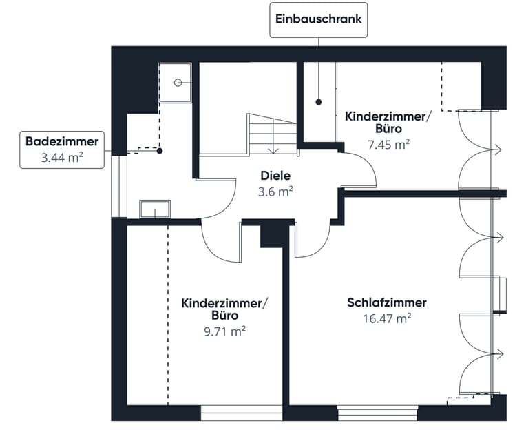 Grundriss | Obergeschoss