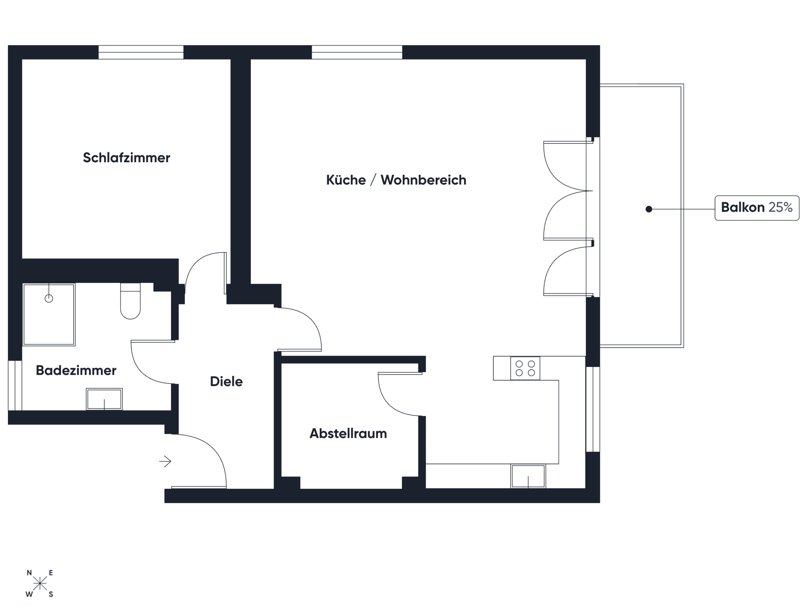 Grundriss | 1. Obergeschoss