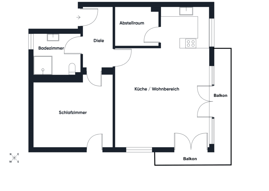 Grundriss OG - links