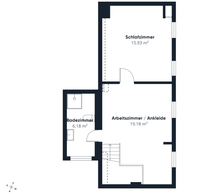 Grundriss Obergeschoss
