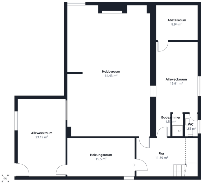 Grundriss Untergeschoss