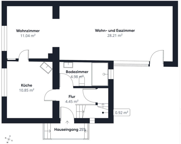 Grundriss Erdgeschoss